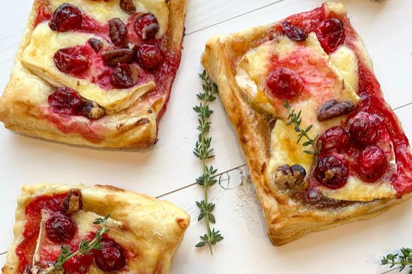 Cranberry Pecan Brie Tarts – Decas Farms