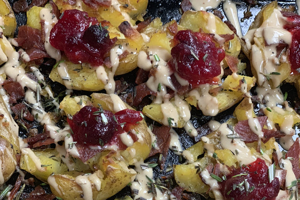 Thanksgiving Crispy Smashed Potatoes