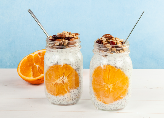 Cranberry Chia Seed Pudding