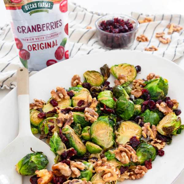 Cranberry Balsamic Brussels Sprouts