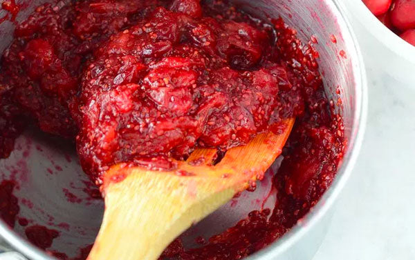 Cranberry Chia Seed Jam