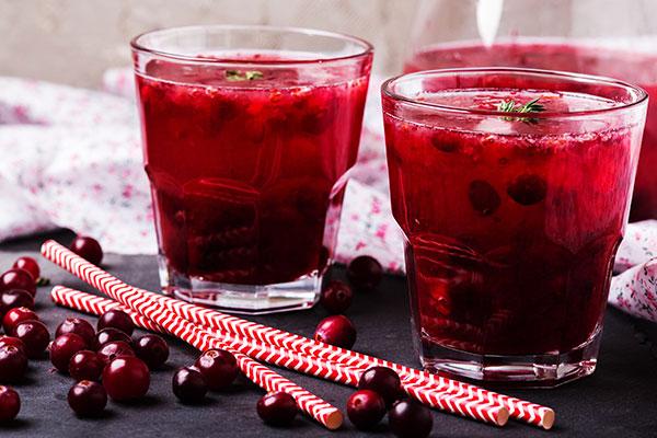 Cranberry Thyme Spritz Cocktail