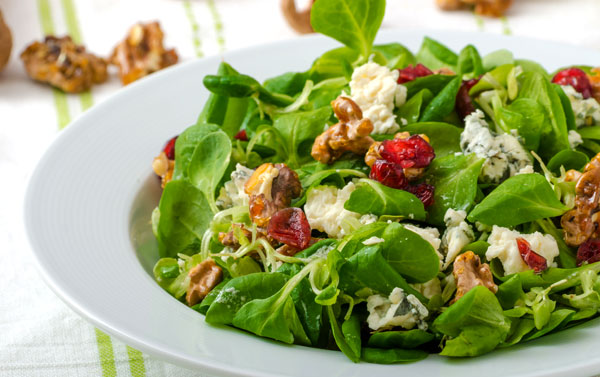 Spinach Goat Cheese Cranberry Salad